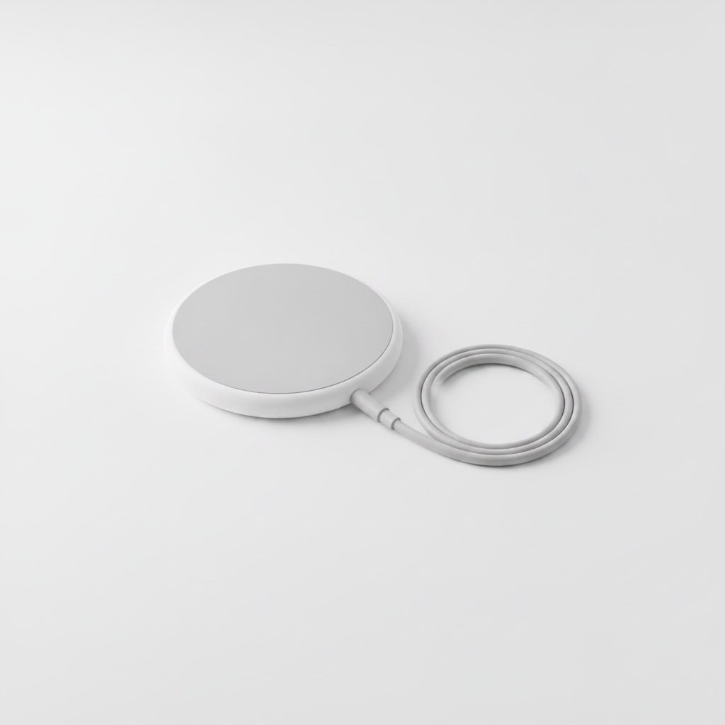 Chargeur à induction magnétique 15 W, vue de detail de la connectique