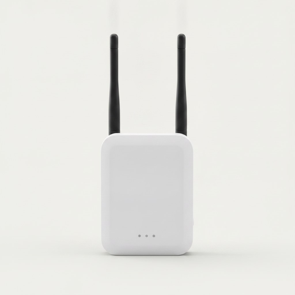 Répéteur Wi-Fi 6 double bande AX1500, vue de detail de la connectique