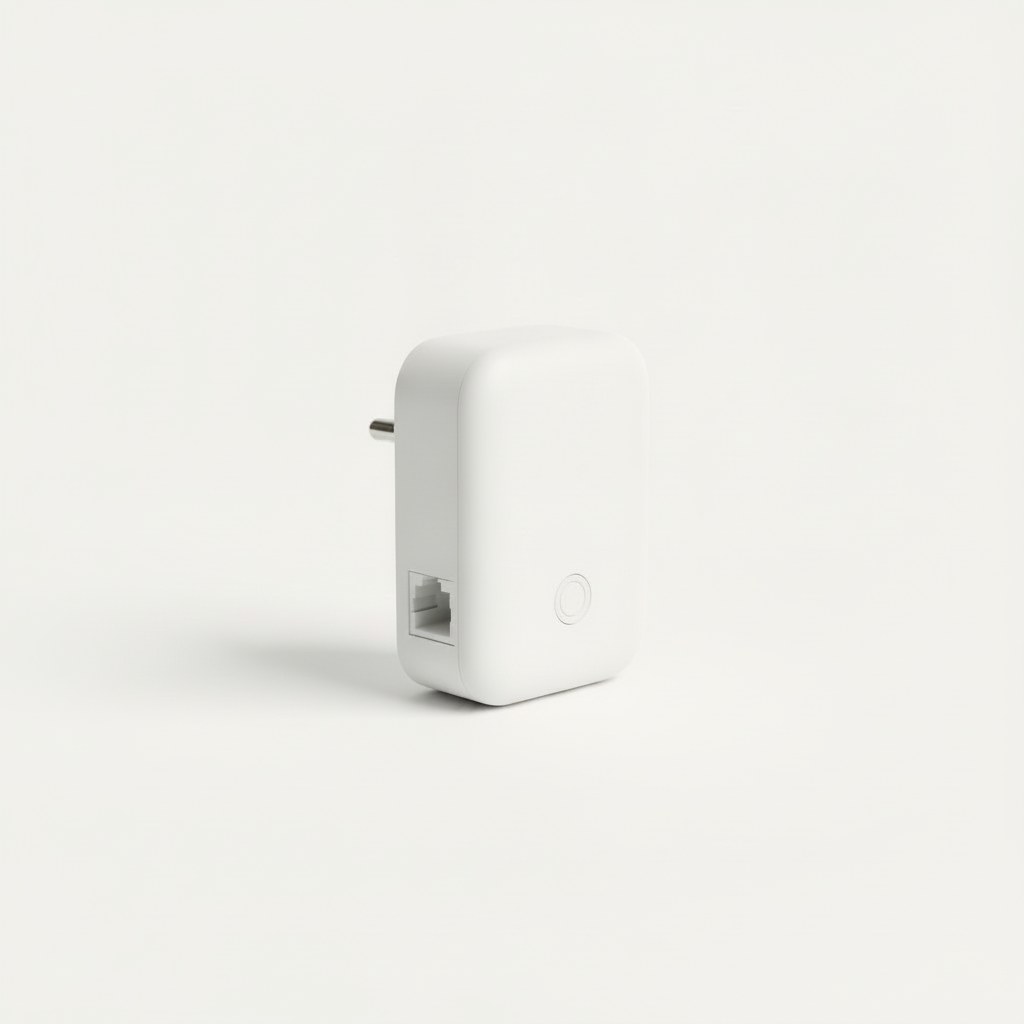 Répéteur Wi-Fi bi-bande AC1200 sur prise, vue de detail de la connectique